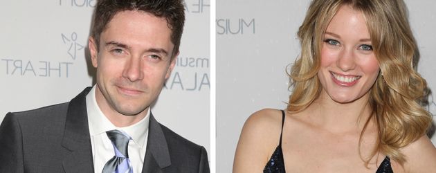 Topher Grace und Ashley Hinshaw Topher Grace und Ashley Hinshaw