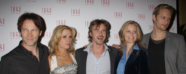 Alexander Skarsgard, Anna Paquin und Stephen Moyer Alexander Skarsgard, Anna Paquin und Stephen Moyer