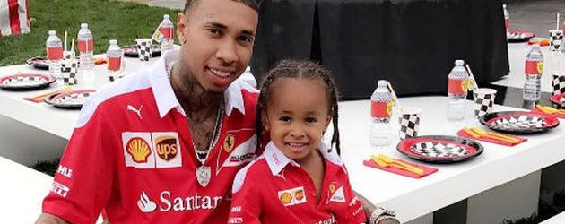 Tyga und sein Sohn King Cairo Tyga und sein Sohn King Cairo