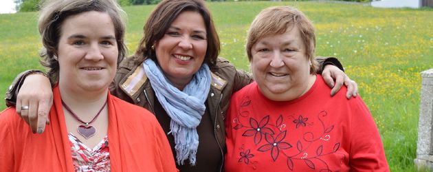 Beate Fischer mit Vera Int-Veen und Mutter Irene Beate Fischer mit Vera Int-Veen und Mutter Irene