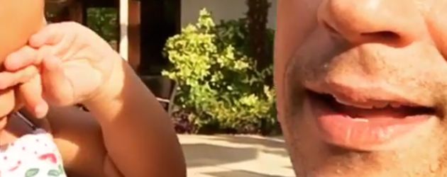 Vin Diesel mit seiner Tochter Pauline Vin Diesel mit seiner Tochter Pauline