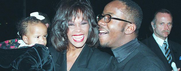 Whitney Houston mit Bobbi Kristina und Bobby Brown Whitney Houston mit Bobbi Kristina und Bobby Brown